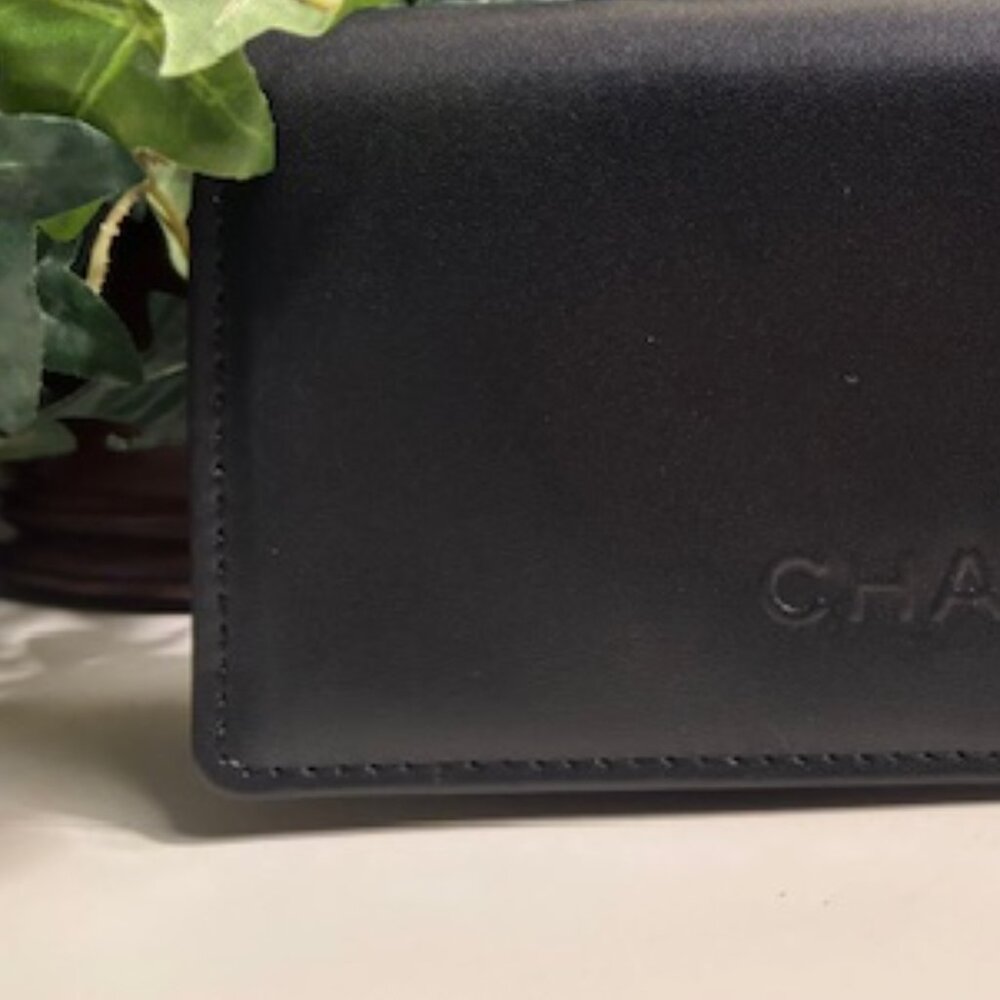 Unused Chanel Quilted Leather Eyeglass Case w/ Care Booklet *UNISEX* - Picture 5 of 15